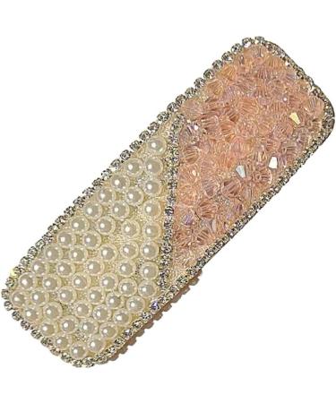 New 2025 Crystal Pearl Hair Clips Women Fashion Wedding Bridal Tiara Accessories Bb Side Bang Clips Hairpin Hair Styling Tools Barrettes Jewelry Fashion Accessories Creative Gift - Buy Online on GoSupps.com