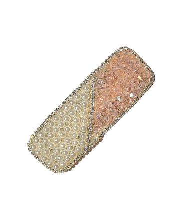 New 2025 Crystal Pearl Hair Clips Women Fashion Wedding Bridal Tiara Accessories Bb Side Bang Clips Hairpin Hair Styling Tools Barrettes Jewelry Fashion Accessories Creative Gift