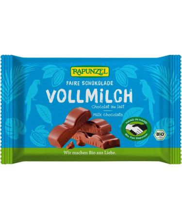  Rapunzel Naturkost Rapunzel organic whole milk chocolate HH (6 x 100 g) - Buy Online on GoSupps.com