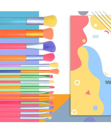 Premium Synthetic Makeup Brushes for Eyeshadow Eyebrow Lip & Foundation International Shipping Available - Buy Online on GoSupps.com