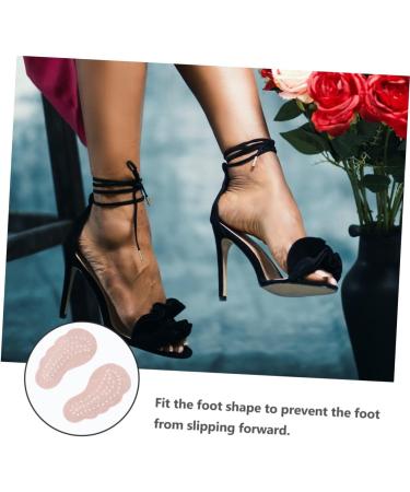 Mobestech 4 Pairs Orthotic Insoles for Women | Arch Support High Heel & Sneaker Pads | Non-Slip Leather Half Pads - Buy Online on GoSupps.com