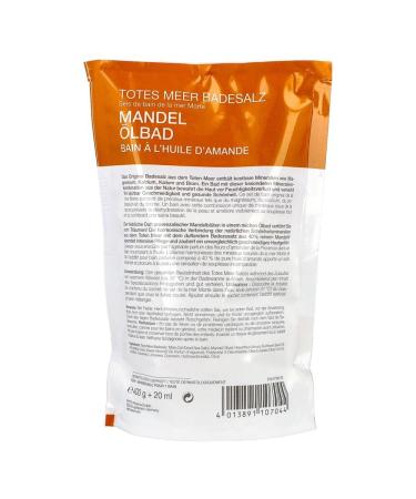 DERMASEL Dead Sea Bath Salt & Almond SPA - Relaxation & Skin Benefits | International Shipping Available - Buy Online on GoSupps.com