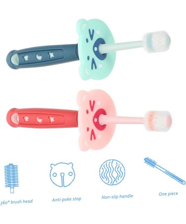 Shop Watiifufu 2-Piece 360 Silicone Baby Toothbrush Set - Ultimate Oral Care for Kids - Buy Online on GoSupps.com