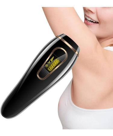 IPL Hair Removal Device - 990 000 Flashes for Permanent Pain-Free Home Hair Removal | Laser Beauty Instrument for Face & Body 36W Black - Buy Online on GoSupps.com