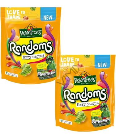 Rowntree's Randoms Fizzy Cactuz Sweets Pouch 02 x 130g | VIMIX Treat - Buy Online on GoSupps.com