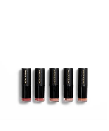 Revolution Pro Lipstick Collection 5pk Blushed Nudes