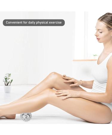 6-Piece Silver Spiked Magnetic Massage Balls for Stress Relief - Acupressure Hedgehog Design (32 mm) - Buy Online on GoSupps.com