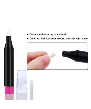 NMKL38 5Pcs Gel Nail Polish Corrector Pen - Nail Edge Cleaning & Makeup Remover - Buy Online on GoSupps.com