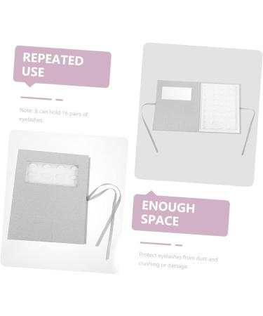  tui De Rangement Pour Faux Cils 16 Paires Taille Moyenne Bo te En Papier Argent e Avec Fen tre Protection Anti- crasement Pour Maquillage Et Voyage - Buy Online on GoSupps.com