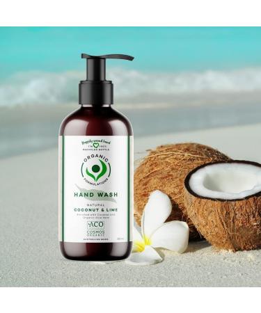 Organic Formulations Coconut & Lime Hand Wash 250mL - Buy Online on GoSupps.com