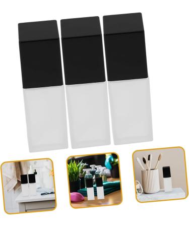 Balacoo Frosted Glass 3pcs Liquid Foundation Bottle Bracket Travel Lotion Refillable Bottles - Buy Online on GoSupps.com