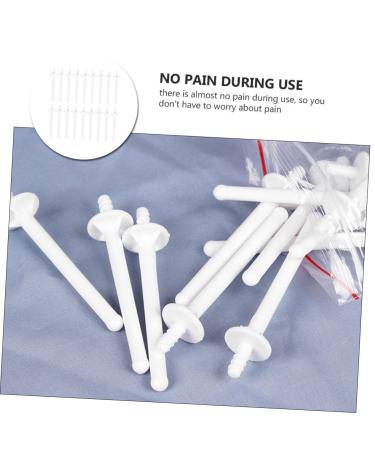 Minkissy 150 Pcs Nose Hair Wax Pencil Sticks - Efficient Hair Removal Kit for Ladies | Plastic Cleaning Spatula for Nostrils - Buy Online on GoSupps.com