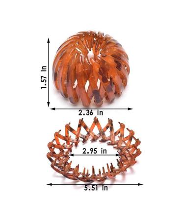 Achimer Expandable Hair Braid Ponytail Holder | Fashion Bird Nest Hair Clips for Ladies - Buy Online on GoSupps.com