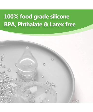 Haakaa Silicone Baby Nasal Aspirator - Safe & Easy Nose Cleaner for Newborns & Toddlers - Buy Online on GoSupps.com