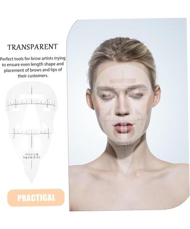 Hemoton 2 Pcs Eyebrow Ruler Threading Tool Eyebrow Stencil Positioning Eyebrow Shaper Tool Template Manicure - Buy Online on GoSupps.com