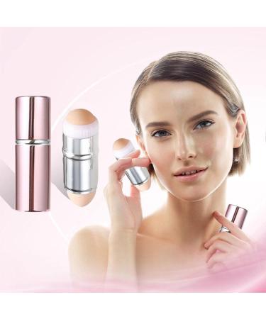 Double Head Design Oil-Absorbing Volcanic Face Roller Portable and Reusable Oil-Resistant Facial Tool Face Makeup Facial Skincare Tool for Facial Massage Naysku Pink - Buy Online on GoSupps.com