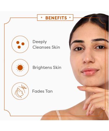 Ayuga 1% Chandanam Skin Brightening Face Wash - Sandalwood & Turmeric Cleanser for All Skin Types | 100 ml | Deep Cleanser & Tan Removal - Buy Online on GoSupps.com