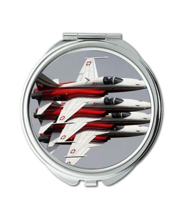 wallpaper jet fighter Mirror Compact Mirror tie fighter model pocket mirror portable mirror