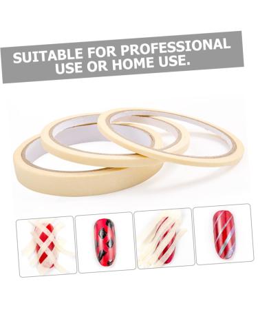 Ipetboom 18rolls Nail Art Masking Tape Nail Enamel Separate Tape Mark Tape Nail Painting Labeling Tape Diy Nail Striping Tape Nail Fine Line Textured Paper Manicure Adhesive Tape - Buy Online on GoSupps.com