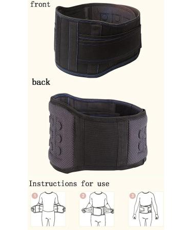 Adjustable Lumbar Back Support Bandage for Pain Relief | Sciatica Scoliosis Herniated Disc | Size X-Large - Unisex - Buy Online on GoSupps.com