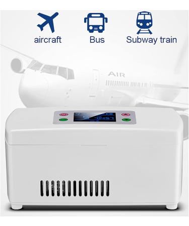 ZZBB Portable Car Refrigeration Case/Small Travel Box for Medication Mini Medicine Refrigerator and Insulin Cooler for Car Travel Home - Buy Online on GoSupps.com