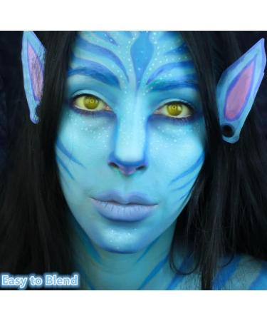 Go Ho Cream Sky Blue Blendable Stick - 1.06 oz - Light Blue Face & Body Paint Stick for Professional SFX Makeup - Buy Online on GoSupps.com