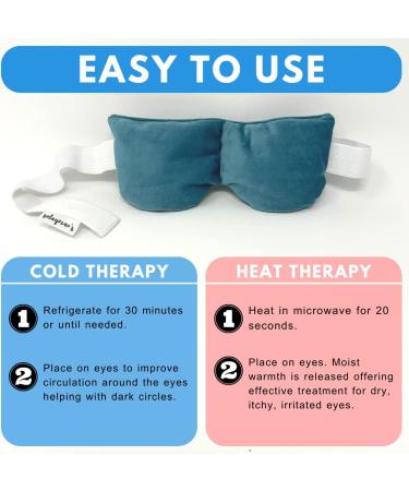 Solayman's Moist Heat Eye Compress | Microwave Activated Dry Eye Relief | Soothing Moist Heat for Irritated Eyes - Buy Online on GoSupps.com