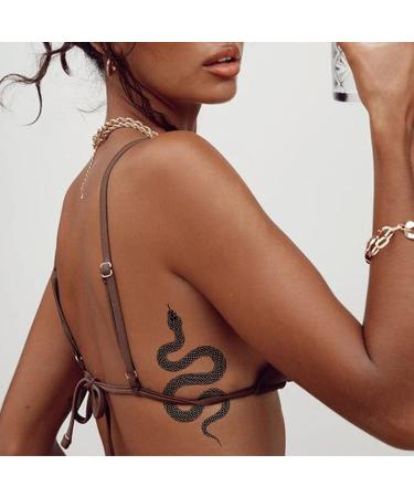 CARGEN Realistic Snake Temporary Tattoos - Waterproof Snake Tattoo Sticker for Arm & Body Art - Halloween Party Aldult Flower Tattoos - Buy Online on GoSupps.com