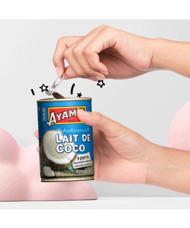 AYAM Coconut Milk | 100% Natural Ingredients | Authentic Taste | High Quality | Healthy Eating | Vegetable Milk | Lactose Fre - Buy Online on GoSupps.com
