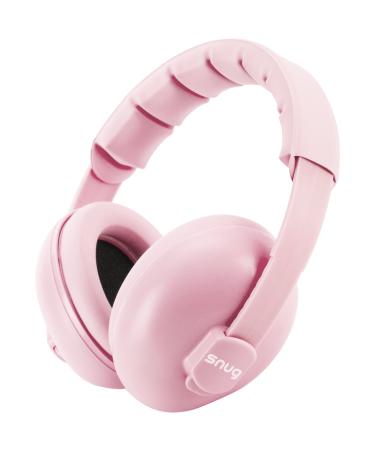 Snug Baby Earmuffs, Best Toddler & Infant Hearing Protection Ages 0-2+ Ear Protection for Babies Pink