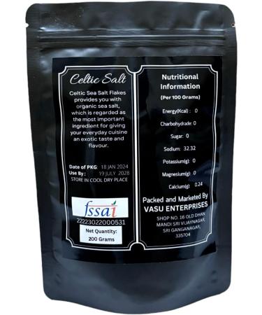 Organic Sea Salt 100% Organic GMO- FREE Premium Quality(Certified Product) - Buy Online on GoSupps.com