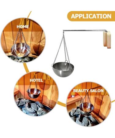 Premium Stainless Steel Sauna Accessories | Essential Oil Diffuser & Fragrance Shell Holder - Buy Online on GoSupps.com