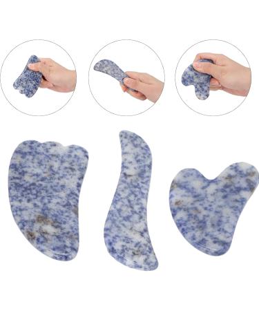 Gua Sha Scraping Massage Tool Set - 3PC Portable Beauty Boards for Face & Body Therapy - Buy Online on GoSupps.com