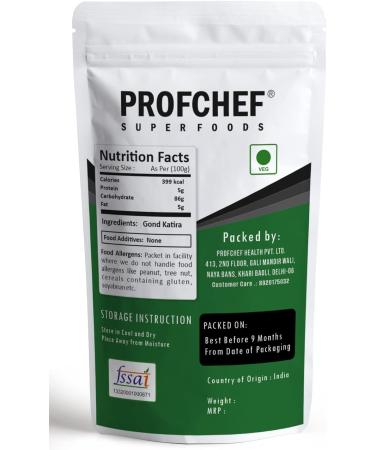 Profchef Gond Katira (Tragacanth Gum) - 200gm (Amazing Cooling Properties) (Pack of 5) - Buy Online on GoSupps.com