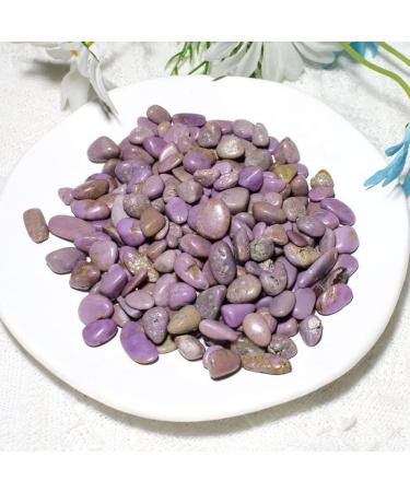 Natural Crystal Rough Home Natural Crystal Tumble Stone Polished Purple Phosphorite Gravel (Size : 300g) - Buy Online on GoSupps.com