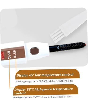 Heated Eyelash Curlers USB Rechargeable Heated Lash Curler 2 Levels Temperature Rapid Heating Eye Lash Curlers Portable Lash Curling Tool Natural Eyelashes White - Buy Online on GoSupps.com