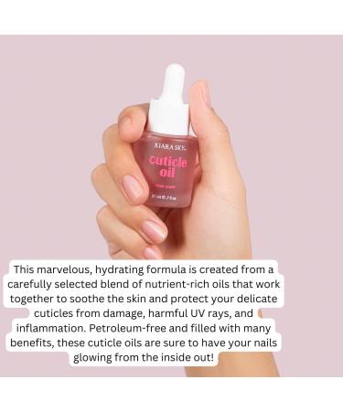 Kiara Sky Hydrating Nail and Cuticle Oil - Rose (.7 fl oz) - Buy Online on GoSupps.com
