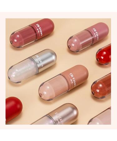 Shop 8PCS Nude Pink Lip Gloss Gift Set - Non-Fade Waterproof Liquid Lipstick & Velvet Matte Kit for Girls | Lasting Beauty Cosmetics - Buy Online on GoSupps.com