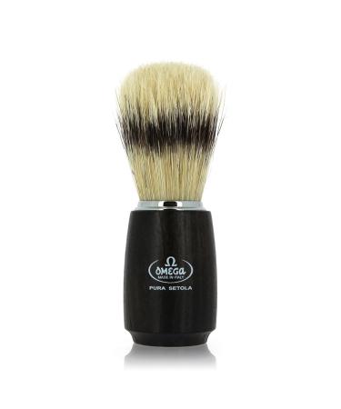 Omega 11712 Pure Bristle Shaving Brush - Premium Quality Shaving Tool for Smooth Shaves | International Shipping Available - Buy Online on GoSupps.com