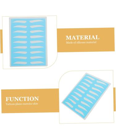 Housoutil 8 Pairs Eyebrow Makeup Tool Card Eyebrow Training Tool Eyebrow Practice Skin Material Unibrow - Buy Online on GoSupps.com