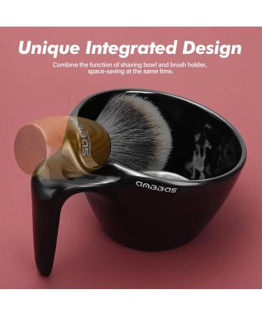 Absbas Roof Hair Razor Brush & 3.5oz Shaving Soap Set | Premium Wet Shaving Tool for Men & Women | Hair Removal & Upgrade Fermentation | A5 Melamine Foaming Cups - Buy Online on GoSupps.com