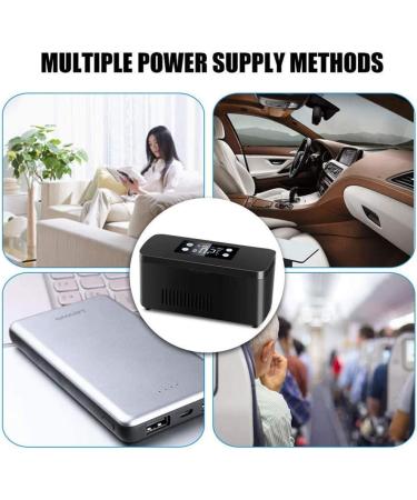 Insulin Cooler 2-8 C Portable Fridge with 10200mAH Lithium Battery Camping Fridge Refrigerated Insulin/interferon/Growth Hormone/Vaccine/Eye Drops and Other Medicines - Buy Online on GoSupps.com