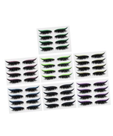 Balacoo 28 Pairs Glitter Eyeliner Stickers Eyelash Stickers Eye Line Strips Eyes Applique Strip 1 count (Pack of 1) As Shown 1