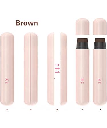 GkgWuxf Eye End Stamp2Point Eye Makeup Stamp for Eyeliner Smudge Free All Day Portable Cosmetic Precision Template for Women and Beginners Brown - Buy Online on GoSupps.com