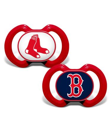 Baby Fanatic Pacifier 2-Pack - MLB Boston Baby FanaticsRed Sox - Officially Licensed League Gear - Buy Online on GoSupps.com