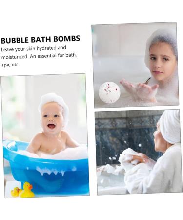  FRCOLOR FRCOLOR 2 Pieces Bubble Bath Ball Jewelry Organic Steam Milk Essential Oil Bath Bomb Maker Moisturizing Bombs Pink Bubble Sea Salt - Buy Online on GoSupps.com