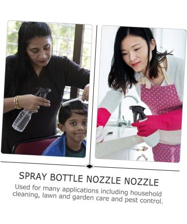 FRCOLOR 20 PCS spray bottle nozzle mist spray head replacement spray nozzles bottles spray nozzle top pump dispensers standard nozzle detangler spray plastic hair black pepper Miss 20x9.5cmx2pcs - Buy Online on GoSupps.com