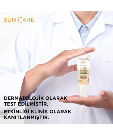 Bioxcin Sun Care Tinted Spf for Very High Protection Oily Skin Tinted Spf 50+ 50 Ml - Buy Online on GoSupps.com