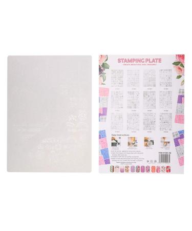 May Gifts Not Easy to Hurt Hands Fine Workmanship Clear Image Strong and Sturdy Nail Art Template Exquisite Craftsmanship Nail Art Stencil for Home Salon Shop(XY-B02)
