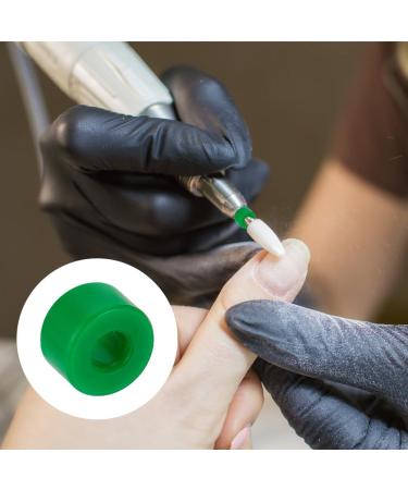 OLYCRAFT 100Pcs Green Nail Drill Bits Caps - Dust Proof Protectors for 3mm Hole Electric Nail Files - Nail Art Tools Dust Cover - Buy Online on GoSupps.com